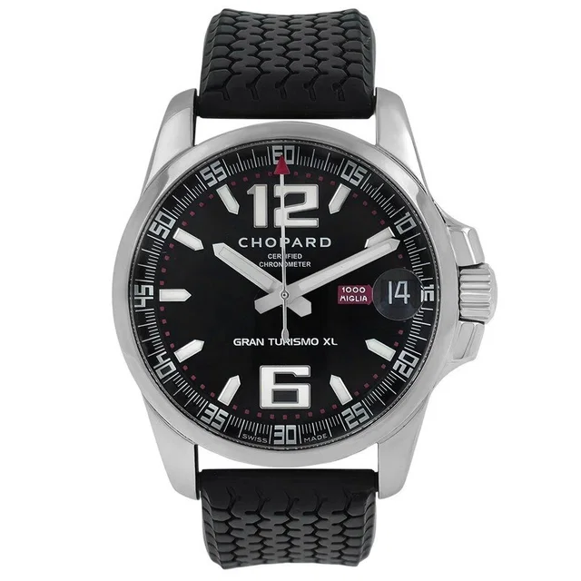 Chopard Mille Miglia Gran Turismo XL Automatic Black Dial Mens Watch 16/8997 in silver|black|gray from Jomashop.com