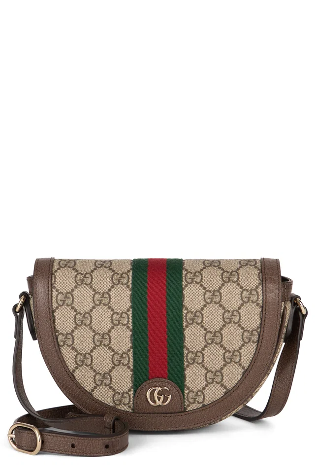 Gucci Ophidia Shoulder Bag — Beige Polyurethane in Beige Coated canvas from HEWI