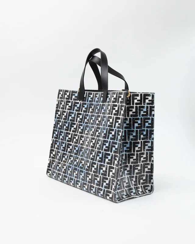 Fendi California Sky FF Tote in Coated canvas from A Retro Tale, photo 2 of 7
