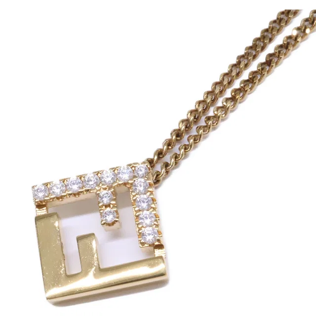 Fendi Forever Necklace Gold in Gold from The Reluxe