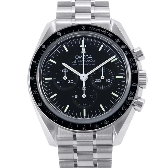 Omega Speedmaster Moonwatch Professional W42mm Stainless Steel Black Dial310.30.42.50.01.002 in Black from GALLERY RARE