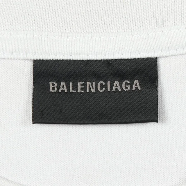 Balenciaga Logo Print Cotton T Shirt from LuxUness, photo 2 of 2
