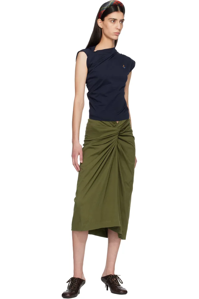 Vivienne Westwood Navy Hebo Top, photo 4 of 6 from SSENSE