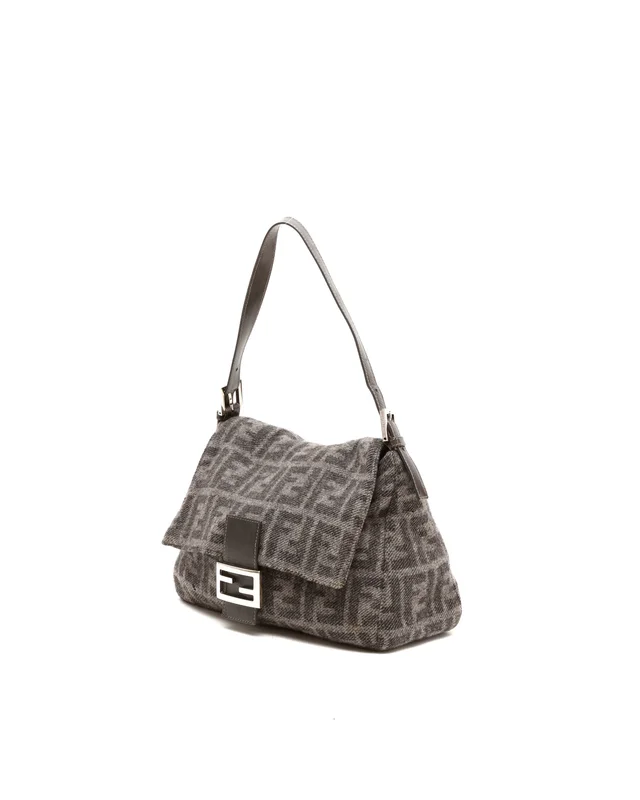 Fendi Zucca Tweed Mamma Bag in Tweed from A Retro Tale, photo 2 of 9