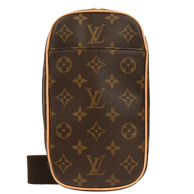Louis Vuitton 2005 Monogram Pochette Gange Bum Bag M51870 in Coated canvas from AMORE Vintage Tokyo