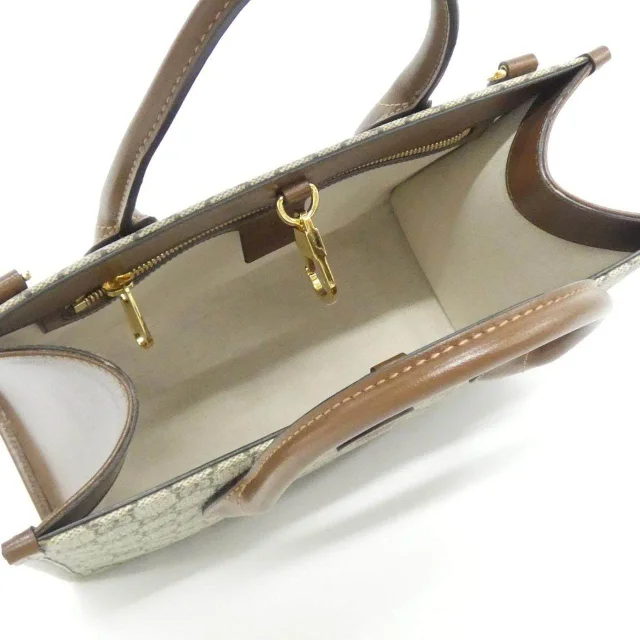 Gucci GG Supreme Canvas Bag in Beige Canvas from LuxUness, photo 8 of 9