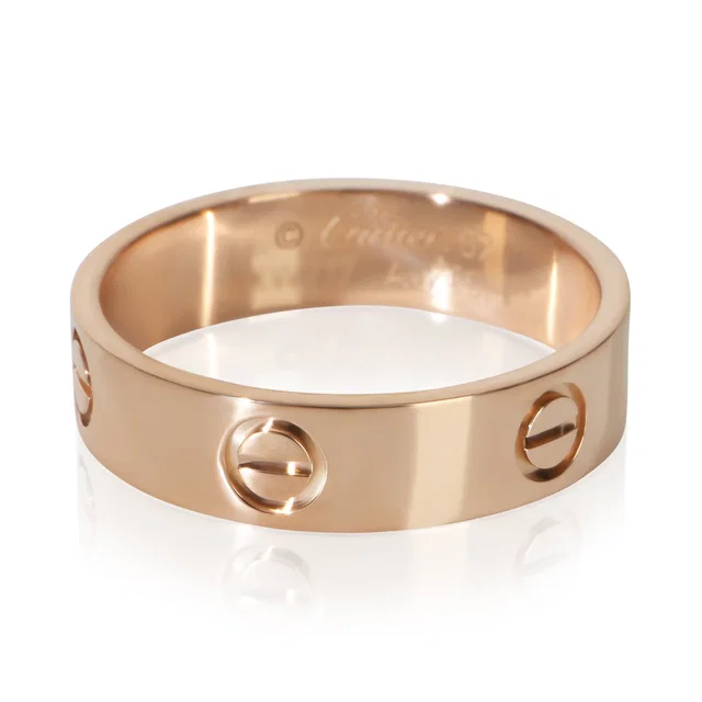 Cartier Rose Gold Love Ring 18k in Pink from HEWI