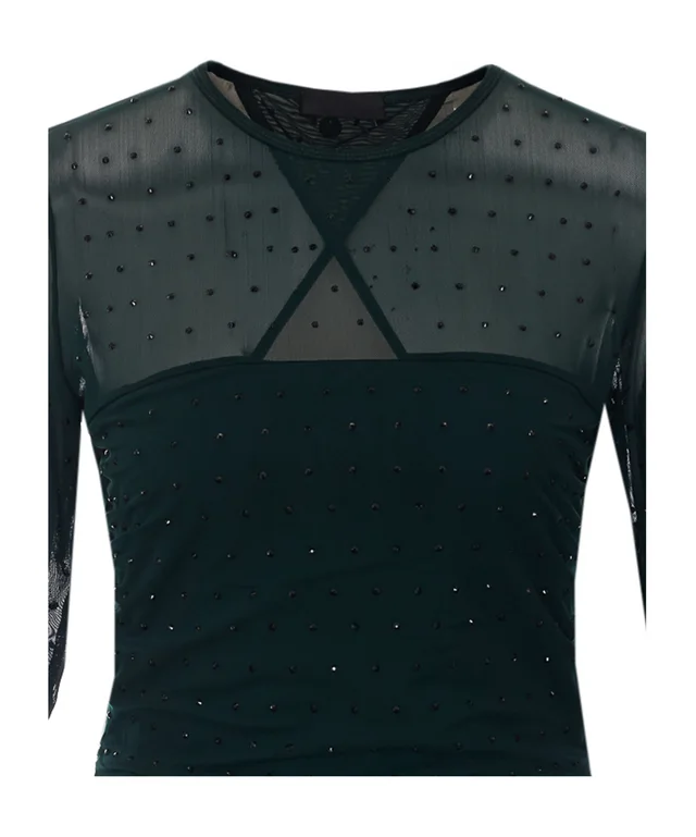 Liu Jo Sheer Embellished Mini Dress, photo 3 of 4 from SENSER