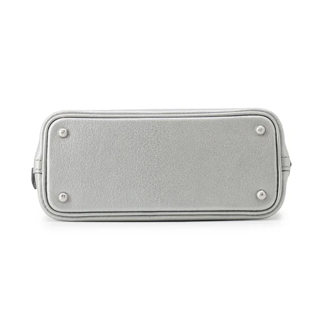 Hermès Bolide 1923 Argent Chevre Shamqila Size Mini in Silver Goatskin from GALLERY RARE, photo 4 of 11