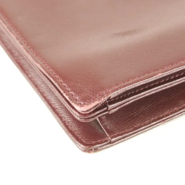 Saint Laurent shoulder bag in Maroon Leather from LuxUness, photo 4 of 9