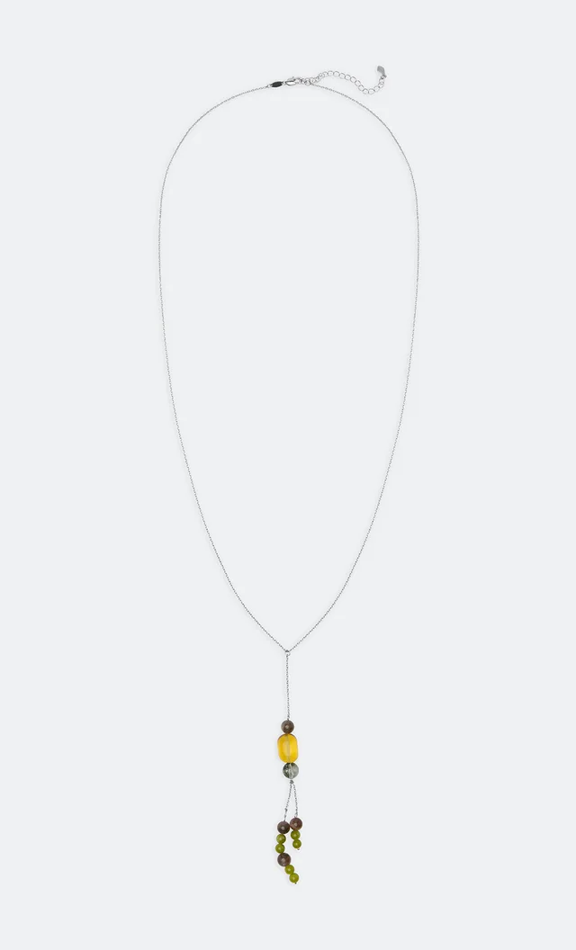 Bec&Bridge INDIRA MULTI STONE NECKLACE - CITRINE/GREEN from BEC + BRIDGE, photo 1 of 1