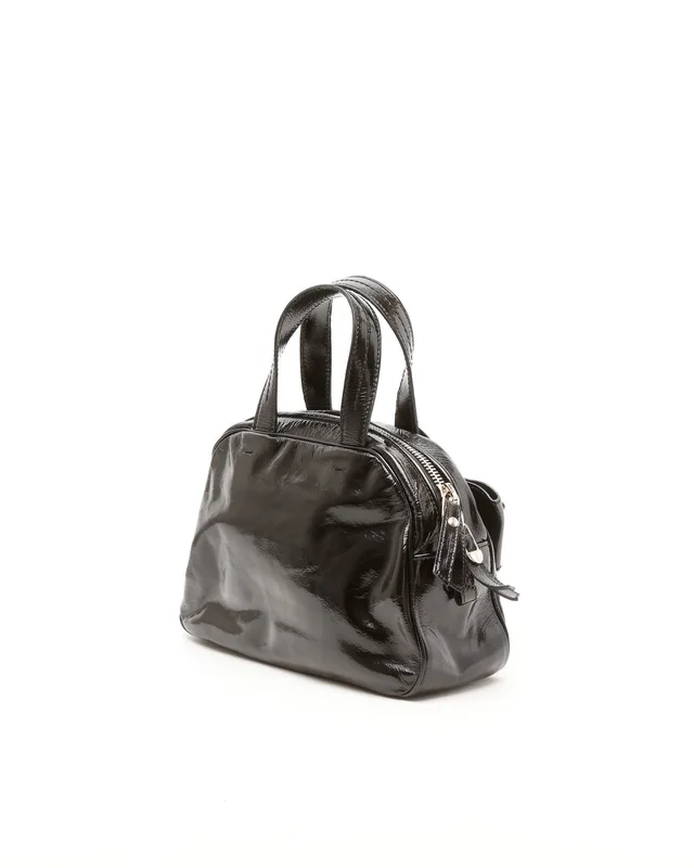 Saint Laurent Patent Obi Bow Bowler Bag in Patent leather from A Retro Tale, photo 3 of 9