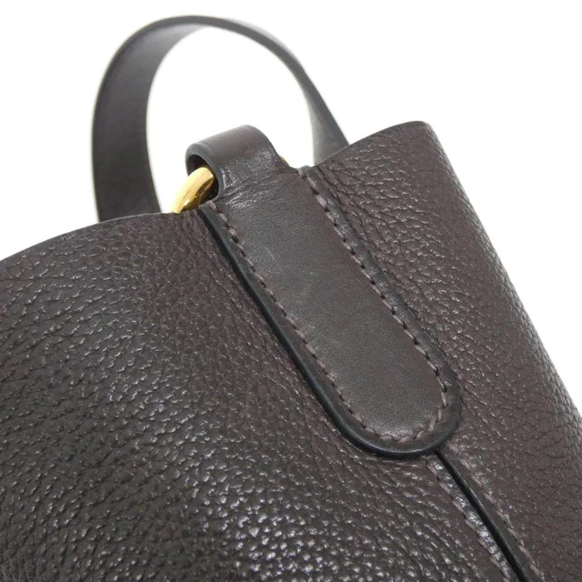 Hermès In The Loop calfskin bag in Brown Calfskin from LuxUness, photo 5 of 9
