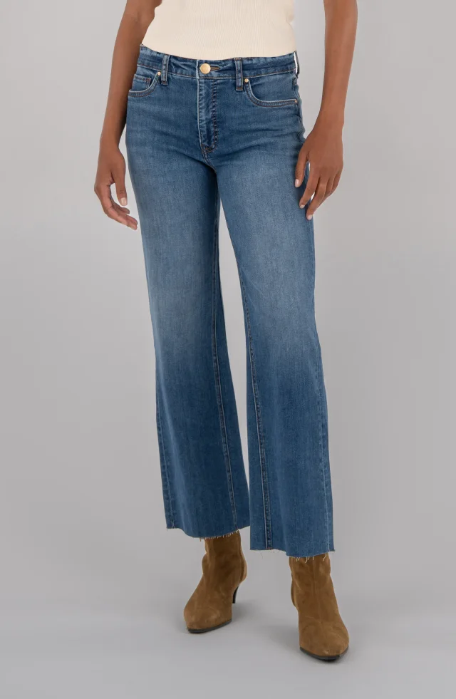 KUT from the Kloth Kelsey Raw Hem Kick Flare Jeans from Nordstrom Rack, photo 1 of 1