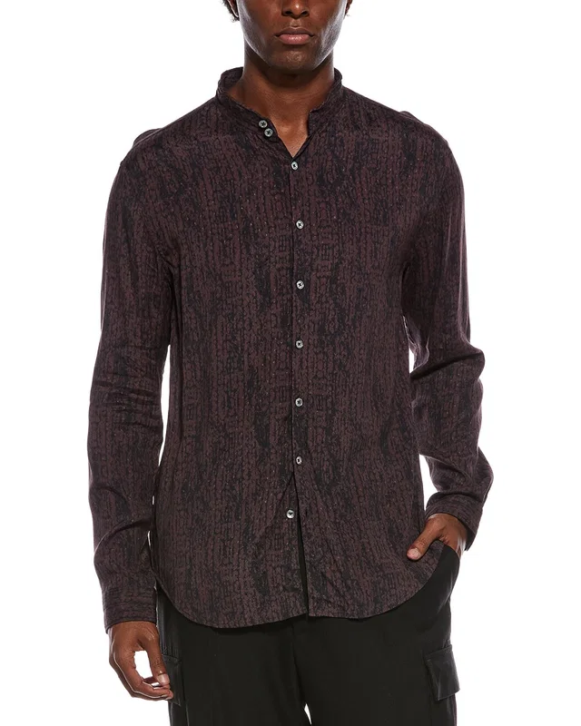 John Varvatos Double Band Collar Shirt, image 1 of 1 from Gilt