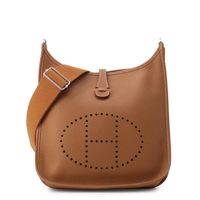 Hermès Evelyne 3 Gold Taurillon Clemence Size PM in Gold Clemence leather from GALLERY RARE
