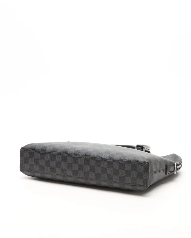 Louis Vuitton Damier Graphite Porte-Documents Jour Business Bag in Grey from A Retro Tale, photo 4 of 9