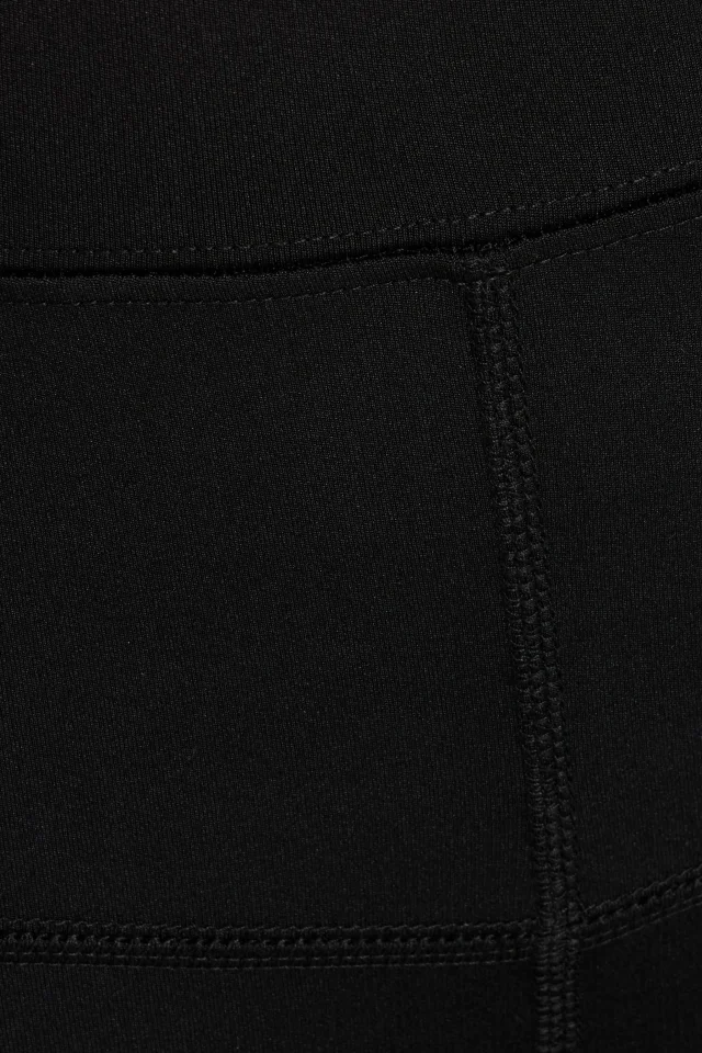 Tibi Cropped Scuba Leggings in Black, photo 4 of 4 from THE OUTNET