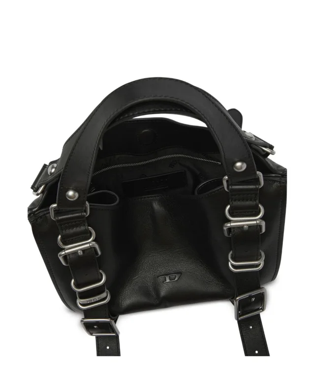 Diesel D-One-Small top-handle bag in treated leather, photo 4 of 5 from SENSER