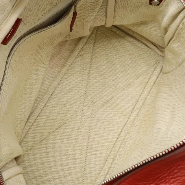 Hermès Victoria35 Taurillon Clemence 2way bag in Red Calfskin from LuxUness, photo 8 of 9