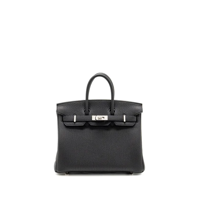 Hermès birkin 25 togo black SHW stamp G in Black Togo leather from EMIER