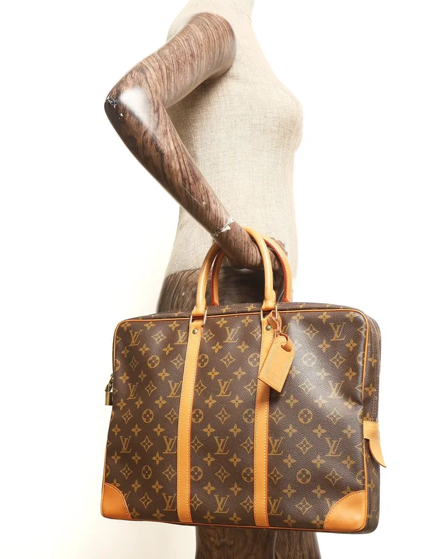 Louis Vuitton Monogram Porte Document Voyage Business Bag in Coated canvas from A Retro Tale, photo 9 of 9