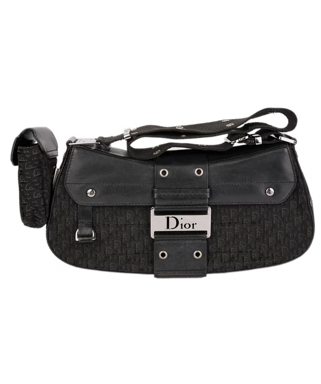 Dior Street Chick Columbus Bag Black in Black Canvas from Luxury Promise