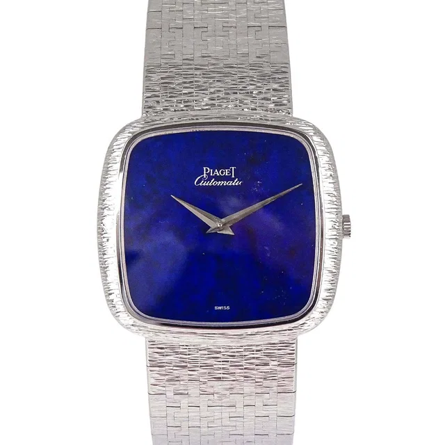 Piaget Tradition Lapis-lazuli 31mm Ref.12773A6 Manual-winding Watch 18KWG from AMORE Vintage Tokyo