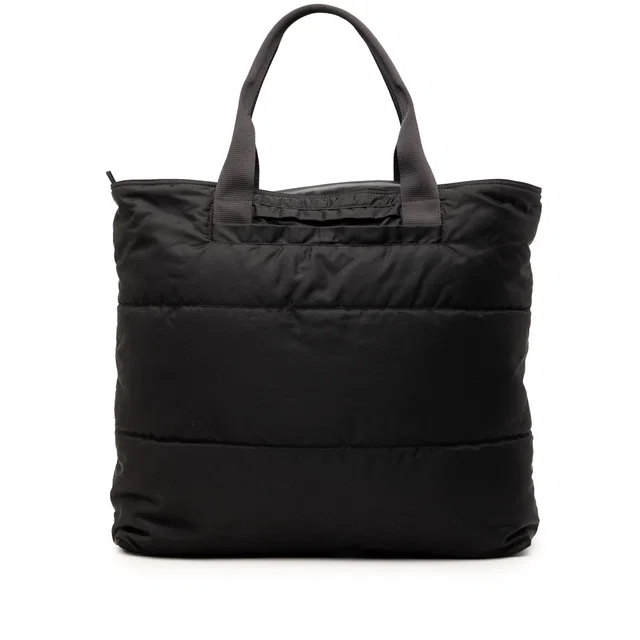 Black Prada Tessuto Bomber Tote in Black Nylon from Designer Revival
