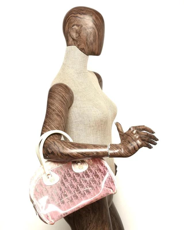 Dior Vinyl Diorissimo Girly Bowling Bag in Canvas from A Retro Tale, photo 12 of 12
