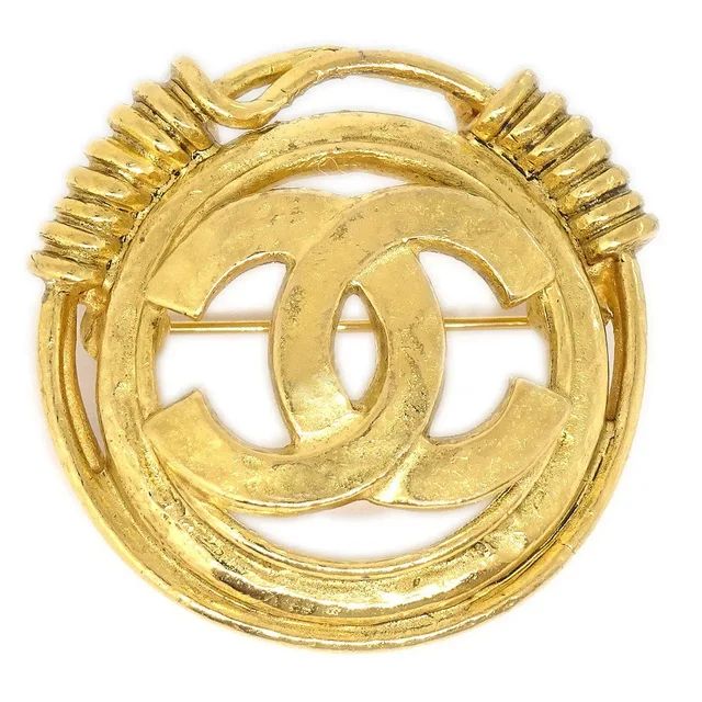 Chanel 1994 CC Spring Border Brooch Medium from AMORE Vintage Tokyo