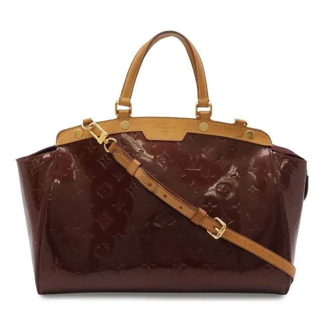 Louis Vuitton Monogram Vernis Blair MM Tote 2-Way Shoulder Bag Patent Rouge in Red Patent leather from The Reluxe