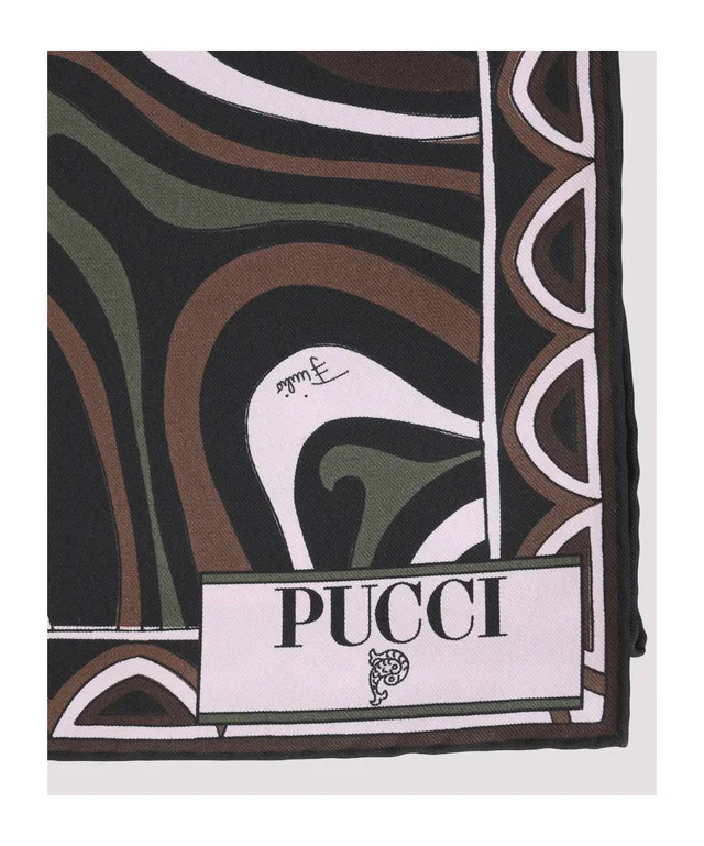 Emilio Pucci Patterned silk scarf, photo 3 of 3 from SENSER
