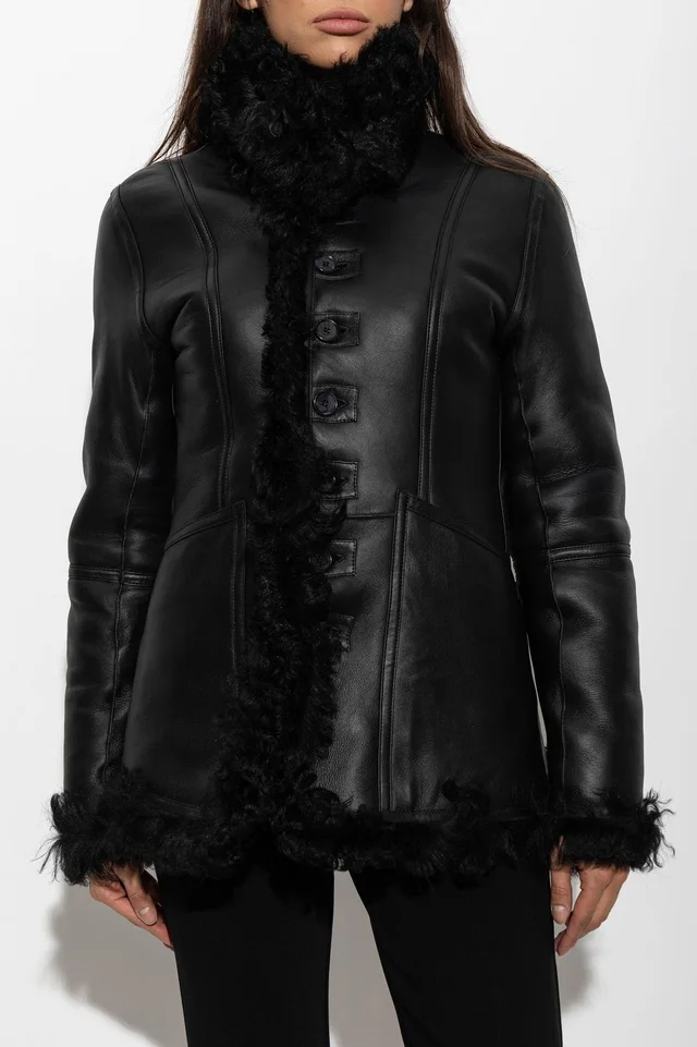 By Malene Birger Adeline Reversible Shearling Coat, photo 2 of 6 from SENSER