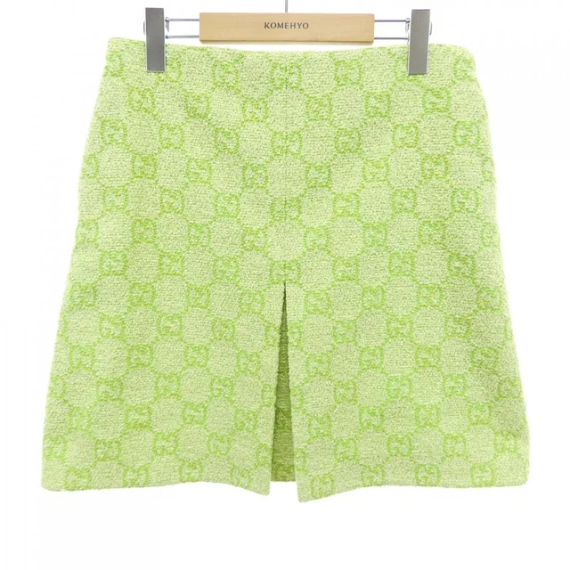 Gucci Skirt Green in Green from The Reluxe