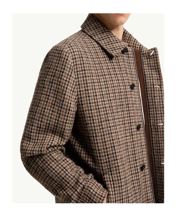 Moncler Norfol Wool Blend Down Shirt Jacket, photo 5 of 6 from SENSER