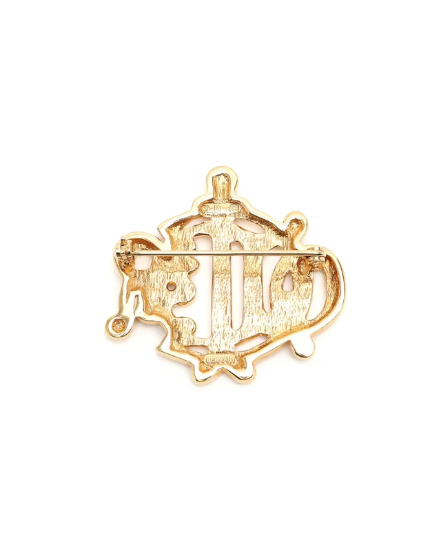 Dior Logo Brooch from A Retro Tale, photo 3 of 3