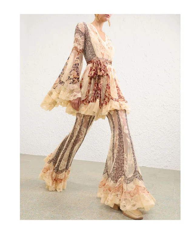 Zimmermann Valiant Panelled Wrap Mini Dress, photo 8 of 8 from SENSER
