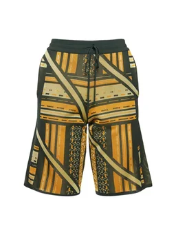 Ahluwalia Sports shorts with geometric pattern in 100% Viscose, photo 7 of 11 from LUISAVIAROMA