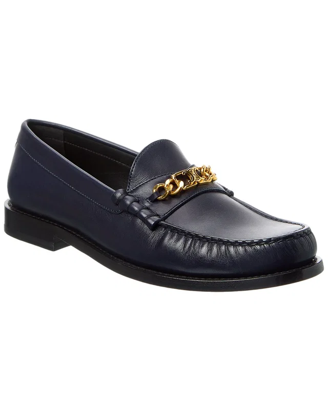 CELINE Logo Leather Loafer, image 1 of 1 from Gilt