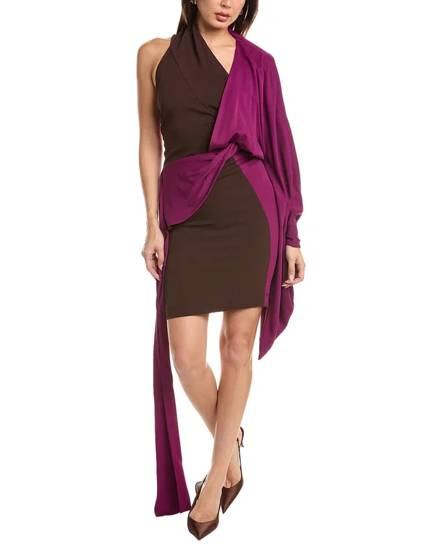 Tom Ford Draped Silk Mini Dress, image 1 of 1 from Rue La La