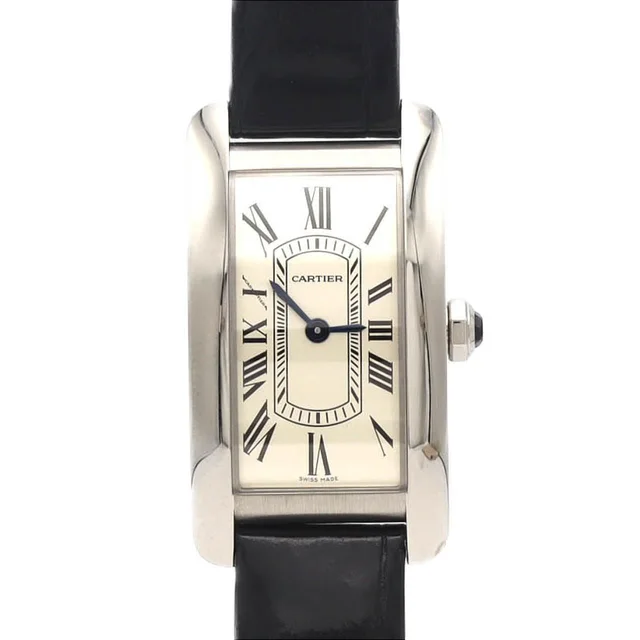 Cartier Tank Americanine SM SS Quartz Watch from The Reluxe