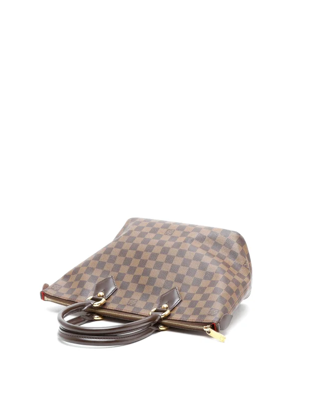 Louis Vuitton Damier Ebene Saleya PM Bag in Brown Canvas from A Retro Tale, photo 4 of 9