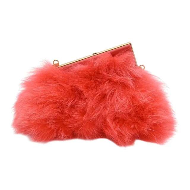 Fendi Papavero First Papavero Fur Shoulder Bag in Leather from Clotheshorse Anonymous