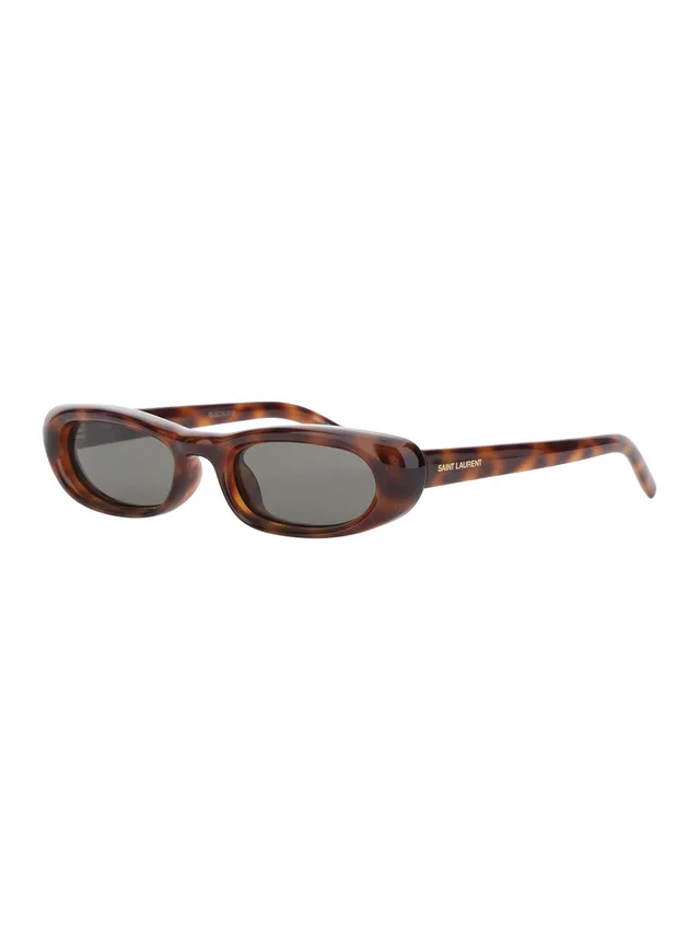 Saint Laurent A003cx Leopard Cat-Eye Sunglasses — Brown Acetate in Brown from HEWI