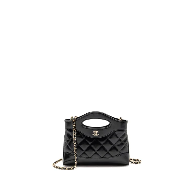 Chanel mini 31 clutch in Black Lambskin from EMIER