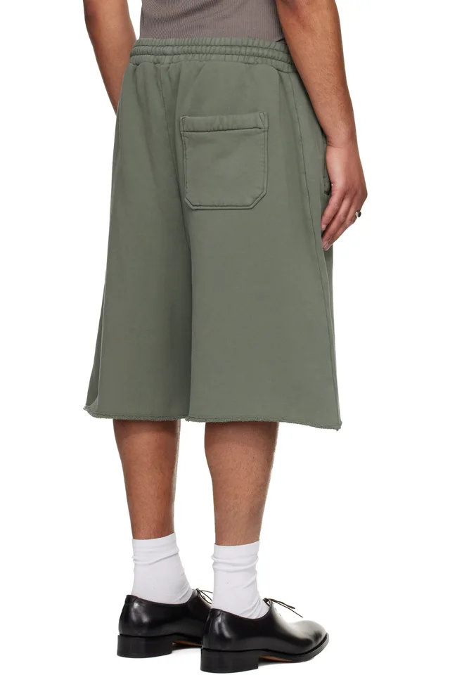 LU'U DAN Green Zoku Shorts, photo 3 of 4 from SSENSE