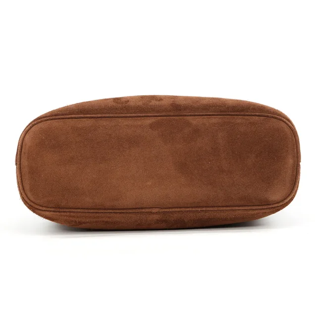 Prada Buckle Suede Medium Bag Cocoa Brown1BA434_2C4S_F0324_V_OBO suede Size Medium in Suede from GALLERY RARE, photo 3 of 12