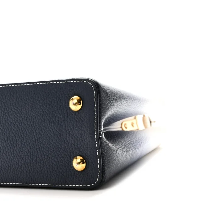 Louis Vuitton Taurillon Capucines PM Blue Marine in Navy Calfskin from FASHIONPHILE, photo 9 of 9