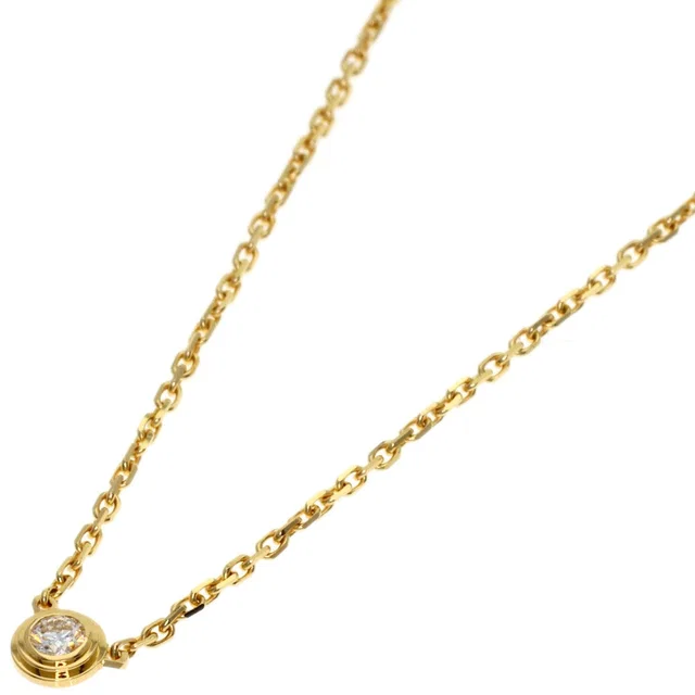 Cartier d'Amour Mini Diamond Necklace 18K Yellow Gold in Yellow from The Reluxe
